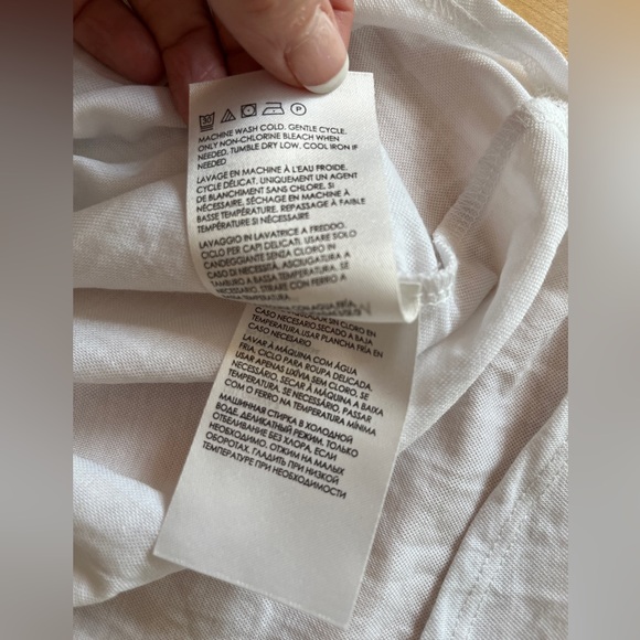 Club Monaco Jandina White Shirt Oversize Nordstrom L - Picture 11 of 13